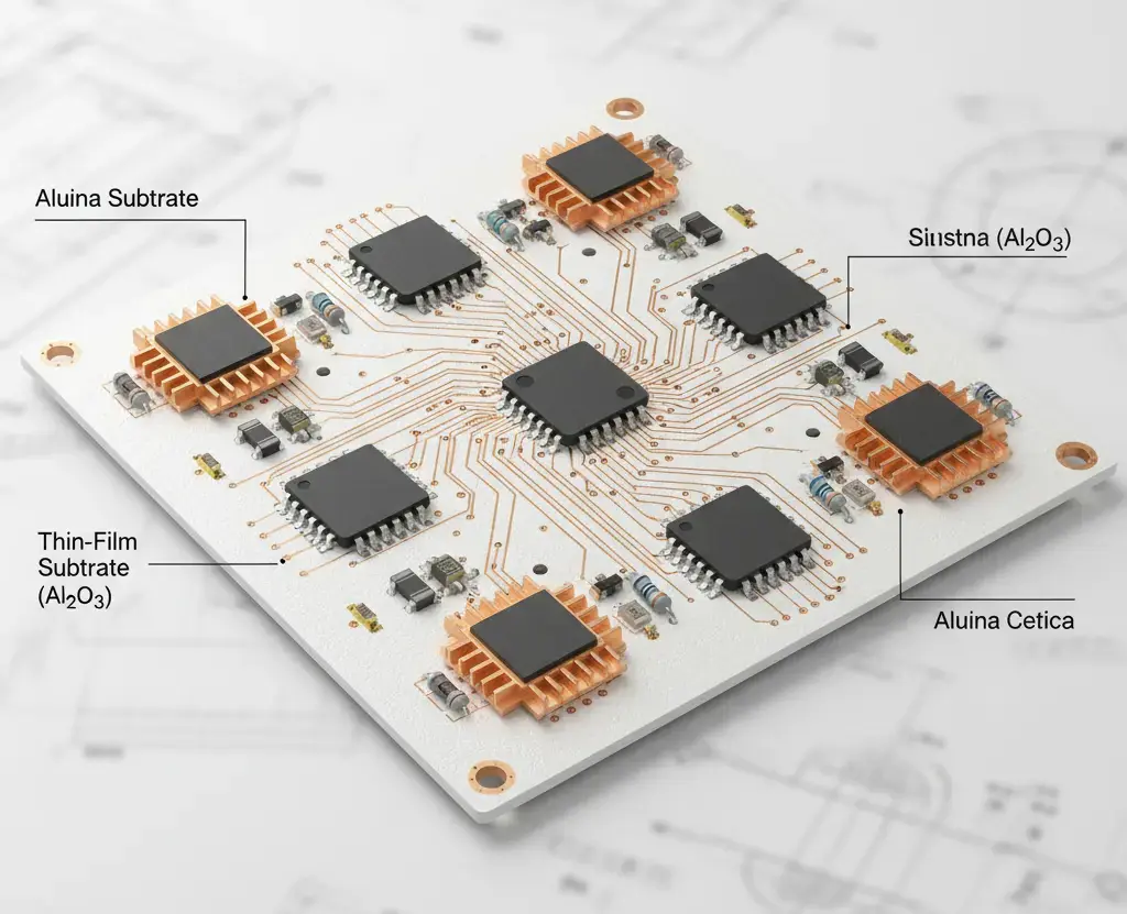 ceramic pcb with alumina substrate