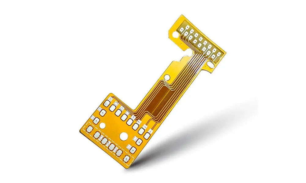 static : bend to install flex pcb